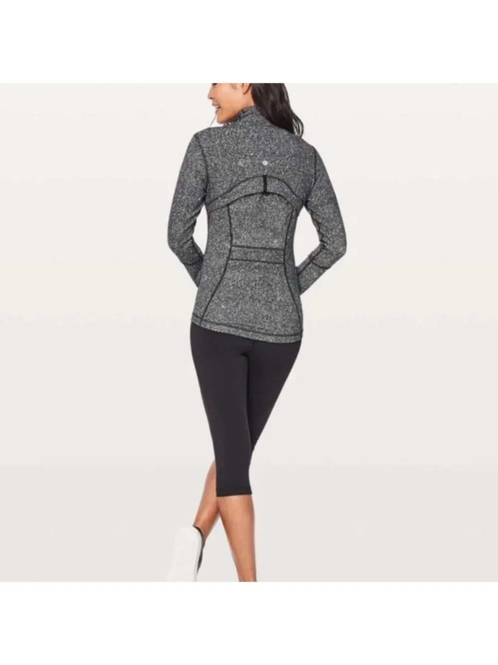 Lululemon Define Jacket Luminesce Splatter White Black